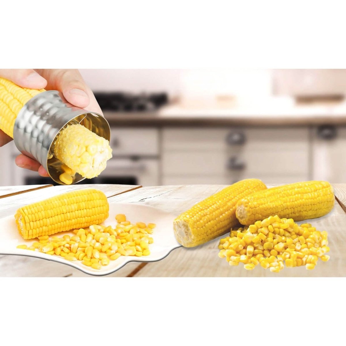 4 - Pack: Kitchen Cutter, Slicer, Dicer, Peeler And Corer Gadgets - Cartsfy Inc.