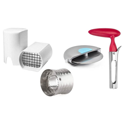 4 - Pack: Kitchen Cutter, Slicer, Dicer, Peeler And Corer Gadgets - Cartsfy Inc.