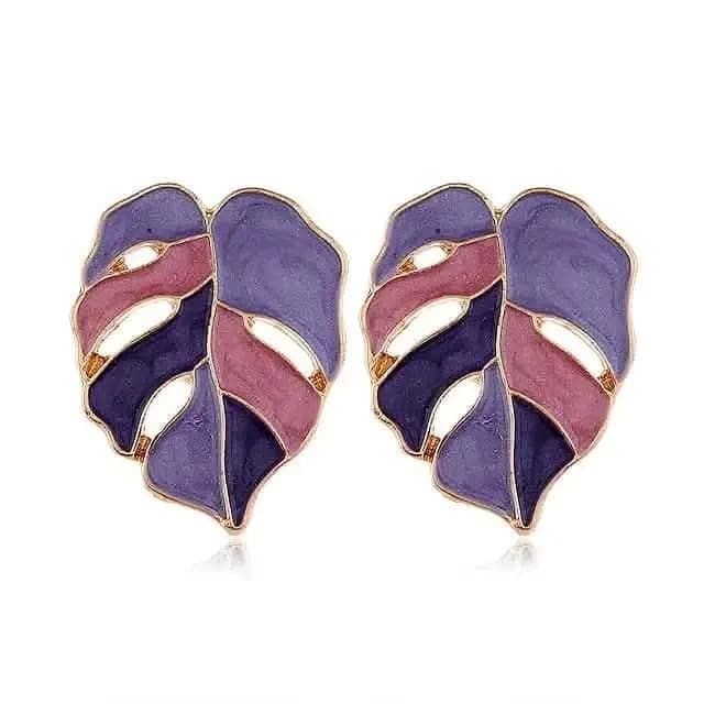 4-Pairs: Women's Vintage Leaf Fashion Earrings DailySale Default Title Default Title-