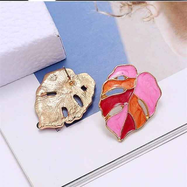 4-Pairs: Women's Vintage Leaf Fashion Earrings Cartsfy Inc.