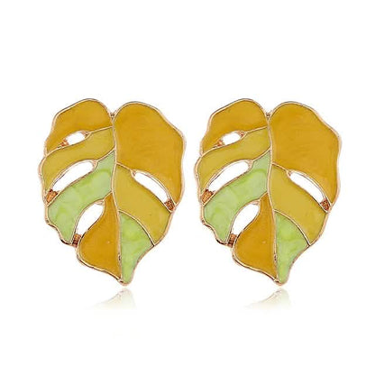 4-Pairs: Women's Vintage Leaf Fashion Earrings Cartsfy Inc.