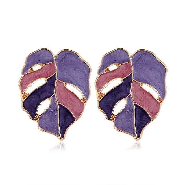 4-Pairs: Women's Vintage Leaf Fashion Earrings Cartsfy Inc.