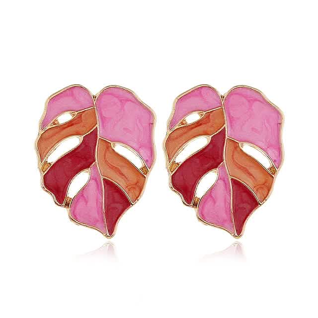 4-Pairs: Women's Vintage Leaf Fashion Earrings Cartsfy Inc.