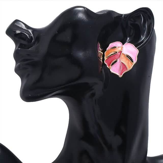4-Pairs: Women's Vintage Leaf Fashion Earrings Cartsfy Inc.