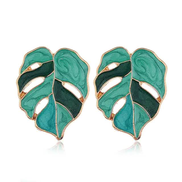 4-Pairs: Women's Vintage Leaf Fashion Earrings Cartsfy Inc.