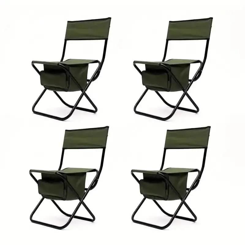 4-Piece: Folding Outdoor Chair with Storage Bag DailySale Default Title Default Title-