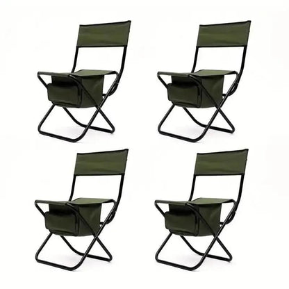 4-Piece: Folding Outdoor Chair with Storage Bag DailySale Default Title Default Title-