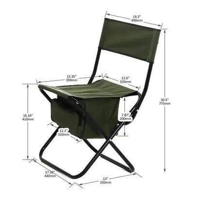 4-Piece: Folding Outdoor Chair with Storage Bag DailySale Default Title Default Title-