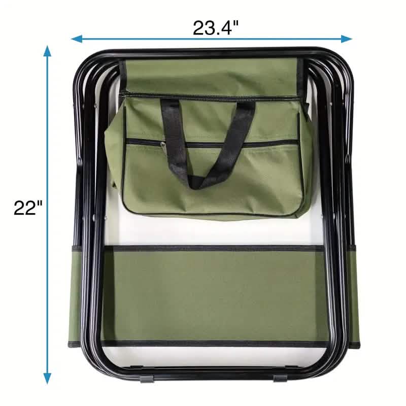 4-Piece: Folding Outdoor Chair with Storage Bag Cartsfy Inc.