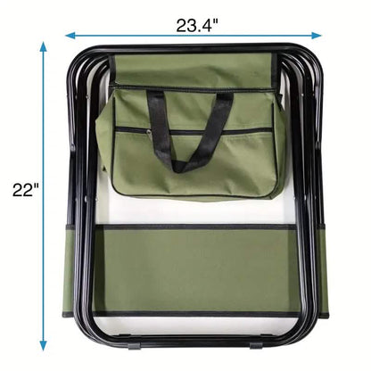 4-Piece: Folding Outdoor Chair with Storage Bag Cartsfy Inc.