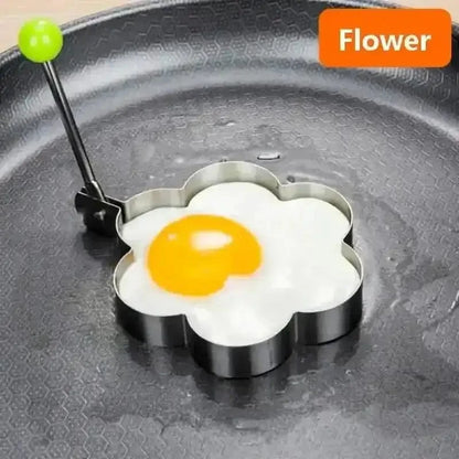4 Piece Set Egg Ring Molds Elevate your breakfast game DailySale Default Title Default Title-