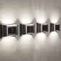 4 - Piece: Solar Outdoor 6 LED Waterproof Wall Lights - Cartsfy Inc.