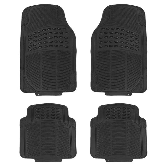 4-Pieces: Heavy Duty PVC Rubber Automotive Floor Mats with Trimmable Design DailySale Default Title Default Title-