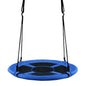 40 Inch Flying Saucer Tree Swing Indoor Outdoor Play Set-Blue Cartsfy Inc.