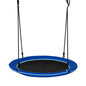 40 Inches Saucer Tree Swing Round with Lights for Kids and Adults-Navy Cartsfy Inc.