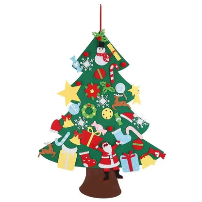 41-Piece: DIY Felt Christmas Tree Detachable Ornaments for Kids Cartsfy Inc.