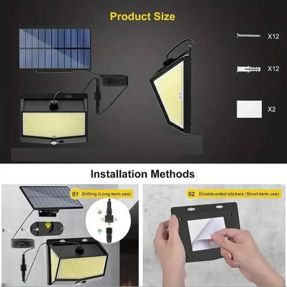 468 LED Solar Motion Outdoor Light Cartsfy Inc.