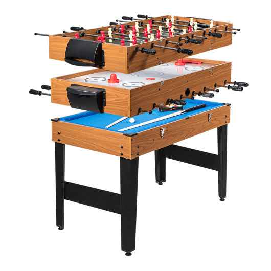 48 Inch 3-In-1 Multi Combo Game Table with Soccer for Game Rooms Cartsfy Inc.
