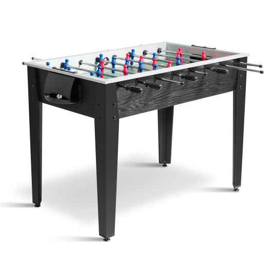 48 Inch Competition Sized Home Recreation Wooden Foosball Table-Black Cartsfy Inc.
