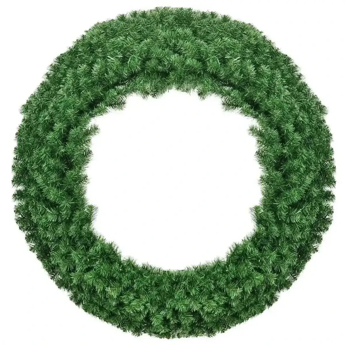 48 Inch Pre-lit Cordless Artificial Christmas Wreath Cartsfy Inc.