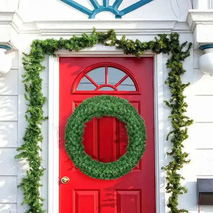48 Inch Pre-lit Cordless Artificial Christmas Wreath Cartsfy Inc.