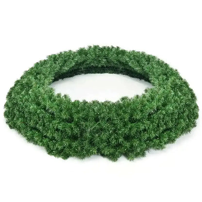 48 Inch Pre-lit Cordless Artificial Christmas Wreath Cartsfy Inc.