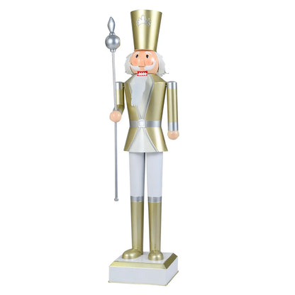 4 FT Christmas Nutcracker with High Hat & Beautiful Scepter