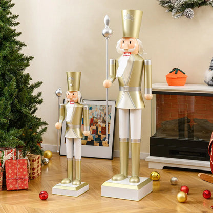 4 FT Christmas Nutcracker with High Hat & Beautiful Scepter