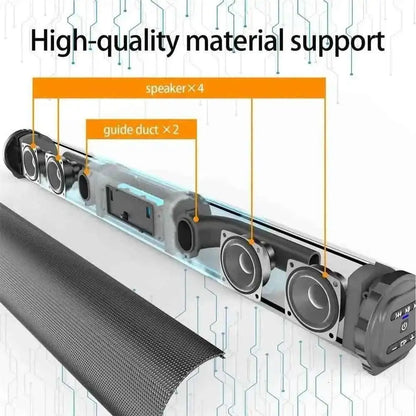 4D Surround Stereo Speakers – Wireless & USB, High-Fidelity Subwoofer, Party & Home Theater, Plug-and-Play Cartsfy Inc.