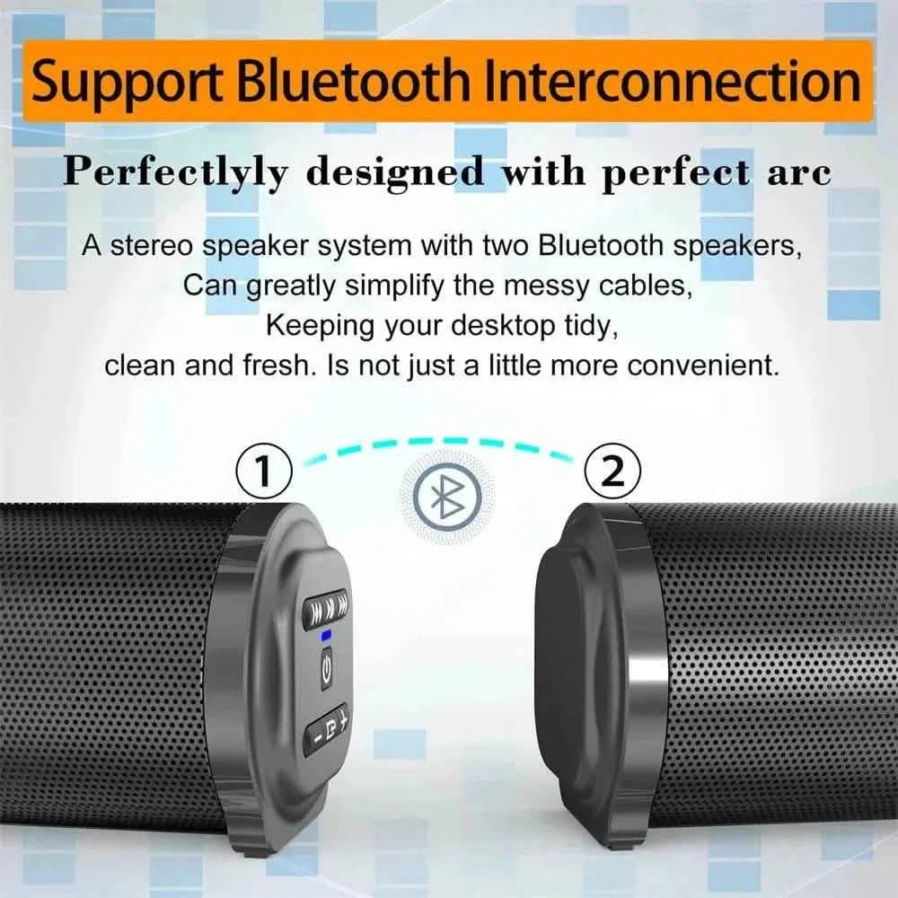 4D Surround Stereo Speakers – Wireless & USB, High - Fidelity Subwoofer, Party & Home Theater, Plug - and - Play - Cartsfy Inc.