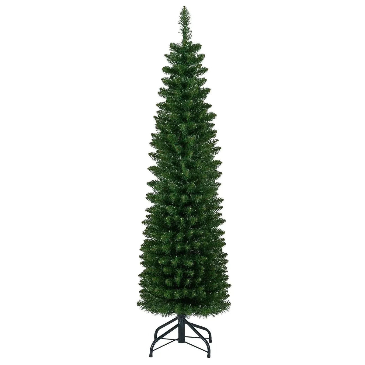 5/6/7/8/9 Feet Pre-lit Pencil Artificial Christmas Tree with 150/180/200//300/400 Warm White LED Lights Cartsfy Inc.