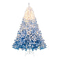 5/6/7/8 FT Artificial Christmas Tree with Warm White LED Lights and 8 Modes Cartsfy Inc.