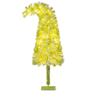 5/6/7 FT Whimsical Christmas Tree with Bendable Top and 216/290/366 Branch Cartsfy Inc.