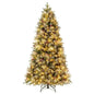 5 Feet Pre-Lit Artificial Christmas Tree with 8 Modes LED Lights with Berries Cartsfy Inc.