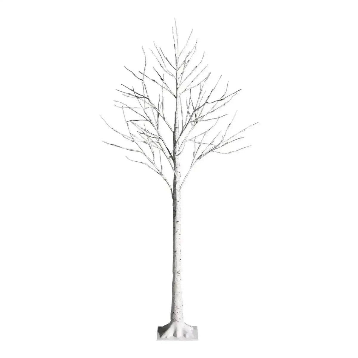 5 Feet Pre-lit White Twig Birch Tree with 72 LED Lights for Christmas Cartsfy Inc.