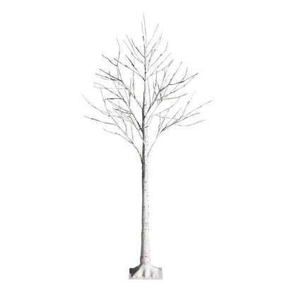 5 Feet Pre-lit White Twig Birch Tree with 72 LED Lights for Christmas Cartsfy Inc.