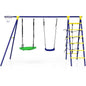5-In-1 Outdoor Kids Swing Set with A-Shaped Metal Frame and Ground Stake Cartsfy Inc.