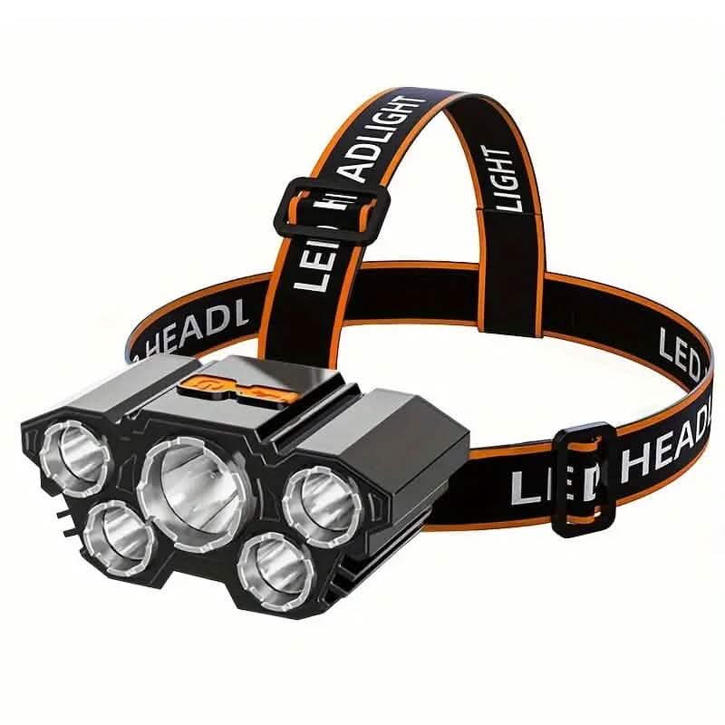 5 LED Headlamp High Lumens Super Bright Outdoor Headlight Cartsfy Inc.