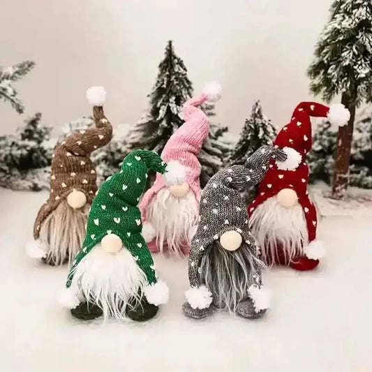 5-Pack: Christmas Gnome Plush Doll Cartsfy Inc.