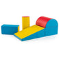 5-Piece Kids Climb and Crawl Activity Playset-Red Cartsfy Inc.
