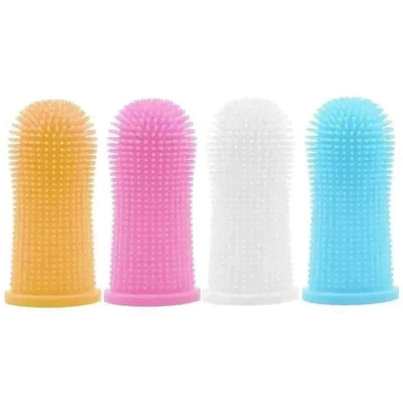 5-Pieces: Super Soft Pet Finger Toothbrush Teeth Cleaning Silicone Tooth Brush Cartsfy Inc.