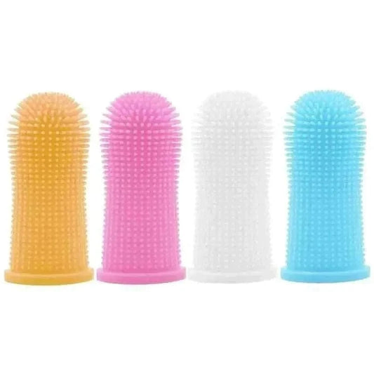5-Pieces: Super Soft Pet Finger Toothbrush Teeth Cleaning Silicone Tooth Brush Cartsfy Inc.