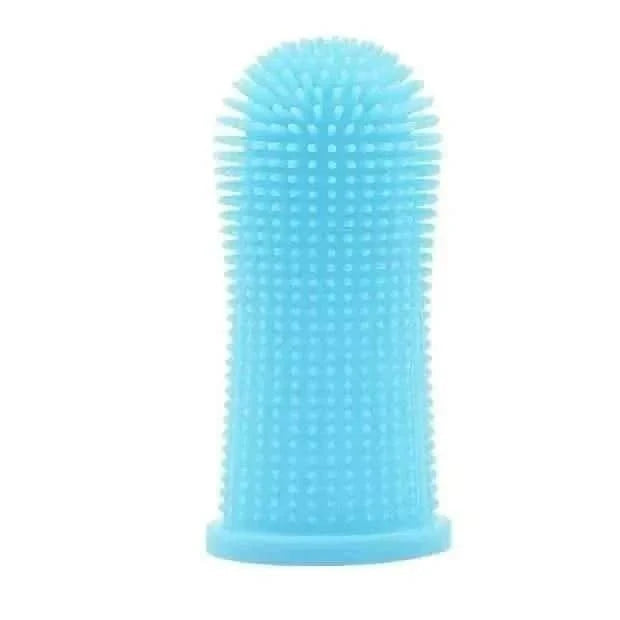 5-Pieces: Super Soft Pet Finger Toothbrush Teeth Cleaning Silicone Tooth Brush DailySale White Blue Yellow White-Blue-Yellow-Pink-