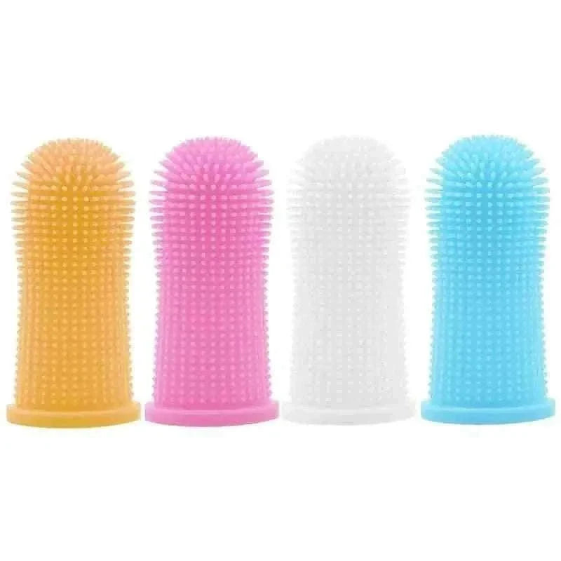 5-Pieces: Super Soft Pet Finger Toothbrush Teeth Cleaning Silicone Tooth Brush Cartsfy Inc.