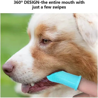 5 - Pieces: Super Soft Pet Finger Toothbrush Teeth Cleaning Silicone Tooth Brush - Cartsfy Inc.