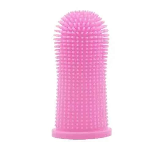 5 - Pieces: Super Soft Pet Finger Toothbrush Teeth Cleaning Silicone Tooth Brush - Cartsfy Inc.
