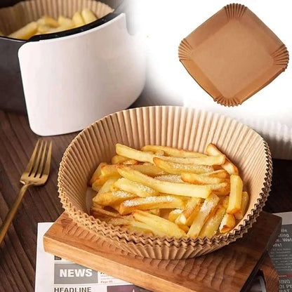 50-Pieces: Air Fryer Disposable Paper Liners DailySale Default Title Default Title-