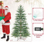 6.5 Ft Pre-Lit Artificial Cypress Christmas Tree with Timer