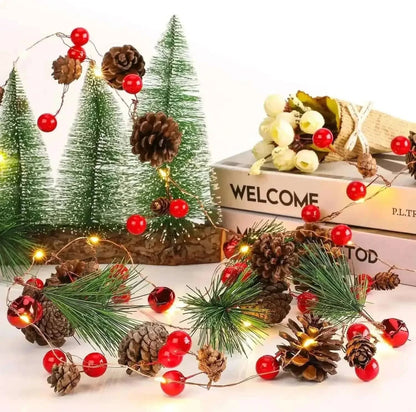 6.5Ft. 20 LED Christmas Garland with Lights Cartsfy Inc.