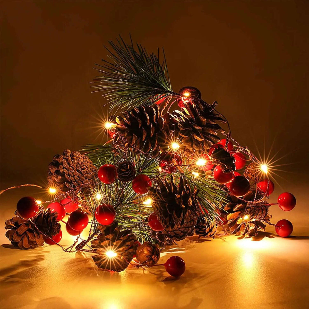 6.5Ft. 20 LED Christmas Garland with Lights Cartsfy Inc.